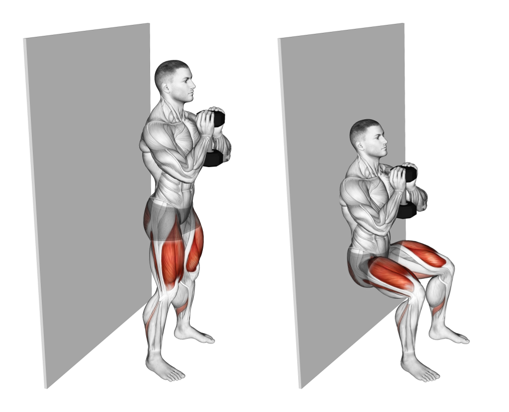  Wall Sit (جلسة الحائط)