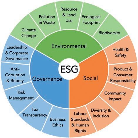 شرح مختصر لإطار عمل البيئة و المجتمع و الحوكمة (ESG)
